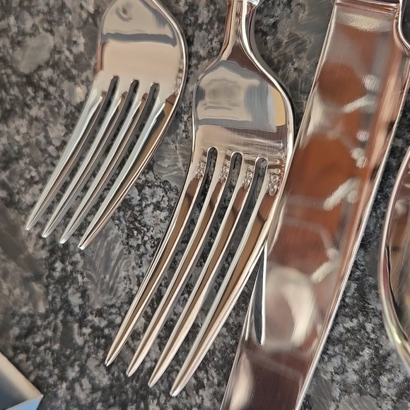 NEW Reed & Barton "English Braid" Stainless Steel 5 Piece Flatware Set - 10 Sets - Picture 13 of 14